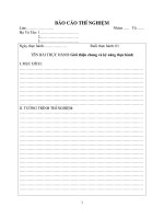 BÁO cáo THÍ NGHIỆM hóa dầu 01 