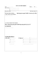 BÁO cáo THÍ NGHIỆM 3 