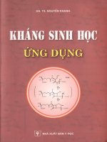 Kháng sinh học ứng dụng  nguyễn khang