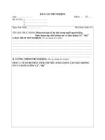 BÁO cáo THÍ NGHIỆM BUỔI 04 phân tích một số chỉ tiêu trong muối nguyên liệu  