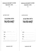 Giáo trình thực hành các quá trình và thiết bị truyền nhiệt 
