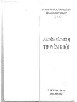 giáo trình quá trình và thiết bị truyền khối 