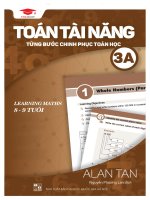 Toán tài năng 3A sách phát triển tư duy toán học cho học sinh tiểu học