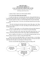 Nền hành chính và cải cách hành chính trong giai đoạn hiện nay