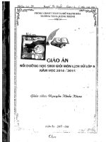 bồi dưỡng học sinh giỏi môn lịch sử lớp 9 
