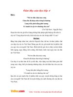 Những bài cảm thụ văn học lớp 4