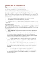 TÀI LIỆU môn tư PHÁP QUỐC tế