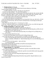 Tài liệu ôn tập về các thì trong tiếng anh Chuẩn