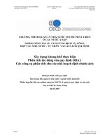 CHƯƠNG TRÌNH QUẢN LÝ NHÀ NƯỚC TỐT ĐỂ PHÁT TRIỂN Ở CÁC NƯỚC Ả RẬP NHÓM CÔNG TÁC IV: CUNG ỨNG DỊCH VỤ CÔNG, HỢP TÁC NHÀ NƯỚC - TƯ NHÂN VÀ CẢI CÁCH QUI ĐỊNH