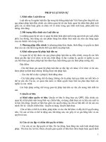 Bài giảng Pháp Luật dân sự