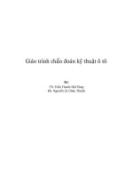 giáo trình chẩn đoán kỹ thuật ô tô