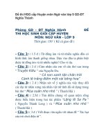 Đề thi HSG cấp huyện môn ngữ văn lớp 9 GD