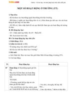 Giáo án Tự nhiên xã hội 3 bài 25