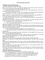 Bài tập di truyền rèn kĩ năng cho học sinh lớp 9 