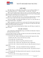 Thuyết minh biện pháp thi công chung cư 18 tầng cty Miền Đông _cc1