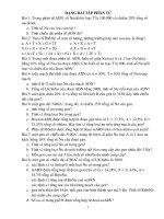 Bài toán phân tử và phương pháp giải minh họa 