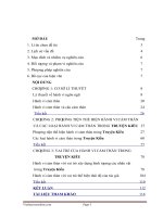 HÀNH VI CẢM THÁN VÀ CÁC LOẠI HÀNH VI CẢM THÁN TRONG TRUYỆN KIỀU