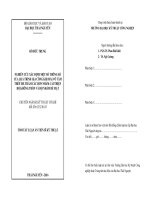 Nghiên cứu xác định một số thông số của quá trình gia công khi mài vô tâm thép 20x thấm các bon nhằm cải thiện độ không tròn và độ nhám bề mặt (TT)