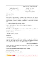 Đề thi khảo sát chất lượng đầu năm môn Tiếng Việt lớp 3 trường tiểu học Lý Thường Kiệt, Bảo Lộc năm 2015 - 2016