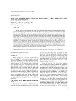 HỢP CHẤT HYDROCARBON THƠM ĐA NHÂN (PAHs) VÀ KHẢ NĂNG PHÂN HỦY SINH HỌC BỞI VI KHUẨN