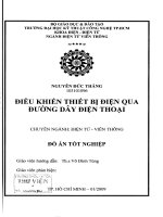 Điều khiển các thiết bị qua đường dây điện thoại 