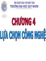 chuong 4  lựa chọn công nghệ