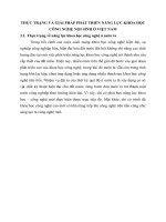 Thực trạng và giải pháp phát triển năng lực khoa học công nghệ nội sinh ở Việt Nam