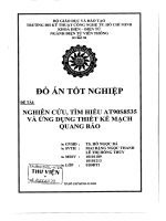 Nghiên cứu, tìm hiểu AT90S8535 và ứng dụng thiết kế mạch quang báo 