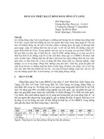 ĐÁNG GIÁ THIỆT HẠI LŨ ĐỒNG BẰNG SÔNG CỬU LONG