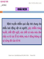 BỆNH NHIỆT THÁN