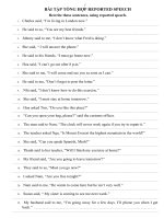 bài tập tổng hợp câu gián tiếp