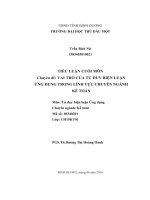 Vai trò Tư duy biện luận đối với ngành Kế toán