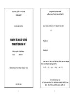 Luận văn nguyên tắc hai cấp xét xử trong tố tụng dân sự (TT)