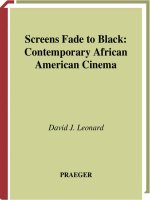 David j  leonard   screens fade to black ~ contemporary african american cinema 