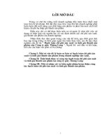 Luận văn hạch toán chi phí sản xuất và tính giá thành sản phẩm của công ty giầy thăng long 