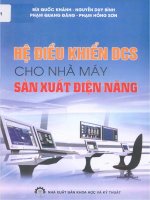 Hệ điều khiển DCS cho nhà máy sản xuất điện năng  sách giáo trình dùng cho sinh viên các trường đại học kỹ thuật  bùi quốc khánh pdf 