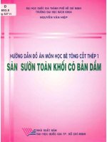 Hướng dẫn đồ án môn học bê tông cốt thép 1  sàn sườn toàn khối có bản dầm theo TCXDVN 356  2005  nguyễn văn hiệ pdf 