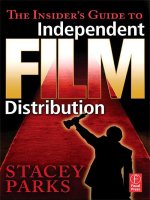 Stacey parks   the insiders guide to independent film distribution 
