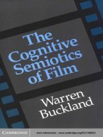 Warren buckland   the cognitive semiotics of film 