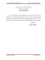 Báo cáo thực tập tốt nghiệp Một số giải pháp hoàn thiện xây dựng chiến lược kinh doanh tại Công ty Cổ phần Thương mại Đầu tư và Xây dựng Thái Sơn