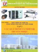 Quá trình và thiết bị công nghệ hóa học và thực phẩm  tập 2  các quá trình và thiết bị truyền nhiệt  phần 3 các quá trình và thiết bị làm lạnh và làm đông  nguyễn tấn dũng pdf 