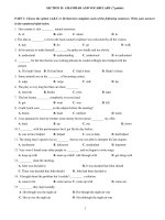 Tuyển tập 100 đề thi HSG môn tiếng Anh lớp 12 cấp tỉnh