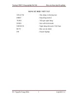 Báo cáo thực tập tốt nghiệp Kế toán vốn bằng tiền và các khoản thanh toán tại Công ty CP thương mại và đầu tư xây dựng An Khánh