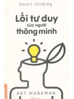 Lối tư duy của người thông minh  art markman; khánh chương dịch pdf 
