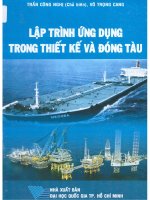 Lập trình ứng dụng trong thiết kế và đóng tàu  trần công nghị (chủ biên), võ trọng can pdf 