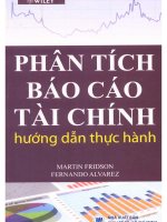Phân tích báo cáo tài chính  hướng dẫn thực hành  martin fridson, fernando alvarez; từ thị kim thoa và những người khác dịch pdf 