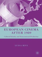 Luisa rivi   european cinema after 1989 ~ cultural identity and transnational production 