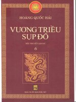 Bão táp triều trần  tập 6 vương triều sụp đổ  tiểu thuyết lịch sử  hoàng quốc hải pd 