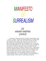 Andr‚ breton   manifesto of surrealism 1924 