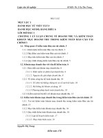 Luận văn hoàn thiện kiểm toán khoản mục doanh thu trong kiểm toán báo cáo tài chính do công ty TNHH kiểm toán phương đông ICA (PCA) thực hiện 